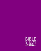 Bible Study Journal: Bible Journal Planner. Bible Study Notes Notebook. Bible Reading Journal. Daily Bible Reading Devotional. Minimalist Purple Cov