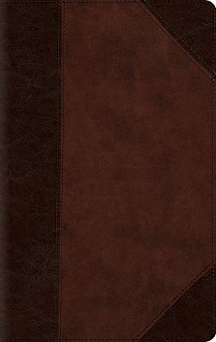 ESV Large Print Compact Bible (TruTone. Brown/Walnut. Portfolio Design)