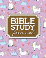Bible Study Journal: Bible Journaling Organizer. Bible Study Workbooks For Adults. Bible Study. Daily Bible Study Journal. Cute Unicorns Cover (Volu