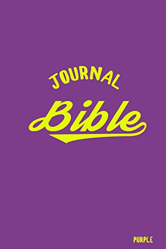 Journal Bible Purple: Blank Prayer Journal