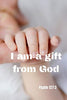 I am a gift from God | Psalm 127:3: Notebook Cover with Bible Verse to use as Notebook | Planner | Journal - 120 pages blank lined - 6x9 inches (A5)