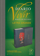 Biblia de estudio del diario vivir NTV. letra grande (Letra Roja. Tapa dura de tela. Gris) (Spanish Edition)