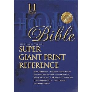 Super Giant Print Reference Bible-KJV