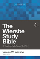 NKJV. Wiersbe Study Bible. Hardcover. Red Letter Edition. Comfort Print: Be Transformed by the Power of God’s Word