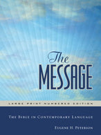 The Message Large Print Hardback: Large Print Edition