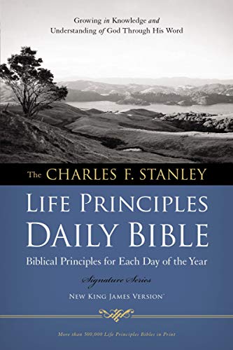 NKJV. Charles F. Stanley Life Principles Daily Bible. Paperback: Holy Bible. New King James Version