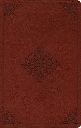 ESV Large Print Value Thinline Bible (TruTone. Tan. Ornament Design)
