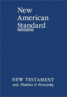 New American Standard New Testament with Psalms and Proverbs; Blue Imitation Leather