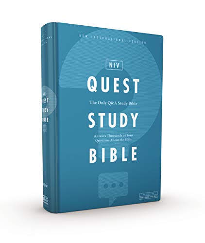 NIV. Quest Study Bible. Hardcover. Comfort Print: The Only Q and A Study Bible