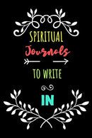 Spiritual Journals To Write In: Blank Prayer Journal