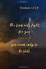 The Lord will fight for you - you need only to be still | Exodus 14:14: Notebook Cover with Bible Verse to use as Notebook | Planner | Journal - 120