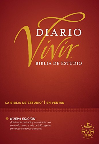 Biblia de estudio del diario vivir RVR60 (Letra Roja. Tapa dura. Vino tinto) (Spanish Edition)