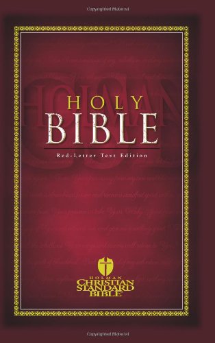 Holy Bible Holman Christian Standard Bible: Red-Letter Text Edition