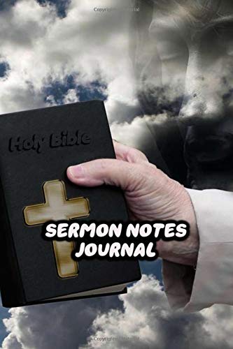 Sermon Notes Journal: For Teens Children Kids Boys Prayer Notebook Worship Activity Book | Holy Bible Cover Print