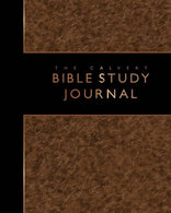 The Calvert Bible Study Journal: Distressed Brown Cover
