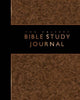 The Calvert Bible Study Journal: Distressed Brown Cover