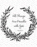 All Things Are Possible with God - Mark 10:27: Prayer Journal To Write In For Daily Conversation & Praise with God (Bible Verse Journal Cover De
