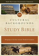 NRSV. Cultural Backgrounds Study Bible. Hardcover. Comfort Print: Bringing to Life the Ancient World of Scripture
