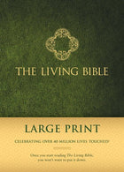 The Living Bible Large Print Edition (Hardcover. Green)