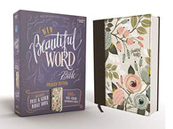 NIV. Beautiful Word Bible. Updated Edition. Peel/Stick Bible Tabs. Cloth over Board. Floral. Red Letter. Comfort Print: 600+ Full-Color Illustrated