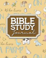 Bible Study Journal: Bible Journal Study. Bible Study Notes Pad. Bible Reading Journal For Women. Daily Bible Reading Journal. Cute Farm Animals Cov