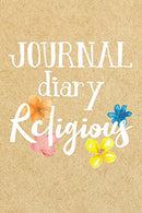 Journal Diary Religious: Blank Prayer Journal