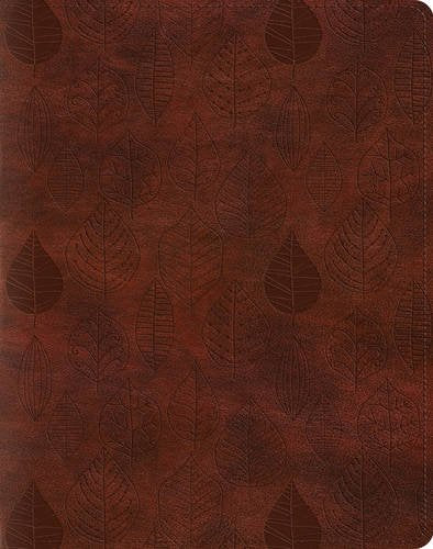 ESV Single Column Journaling Bible (TruTone. Chestnut. Leaves Design)