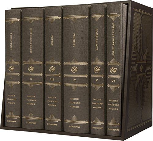 ESV Reader's Bible. Six-Volume Set (Cloth over Board with Permanent Slipcase)