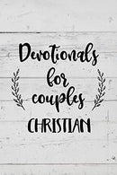 Devotionals For Couples Christian: Blank Prayer Journal