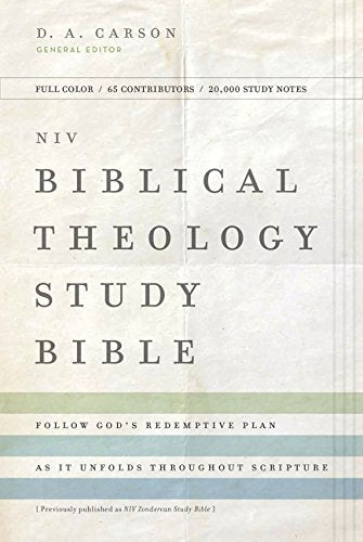NIV. Biblical Theology Study Bible. Hardcover. Comfort Print: Follow God’s Redemptive Plan as It Unfolds throughout Scripture