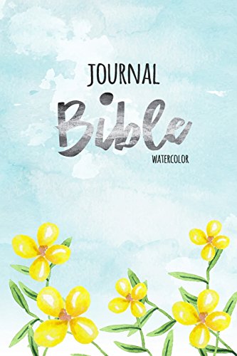 Journal Bible Watercolor: Blank Prayer Journal